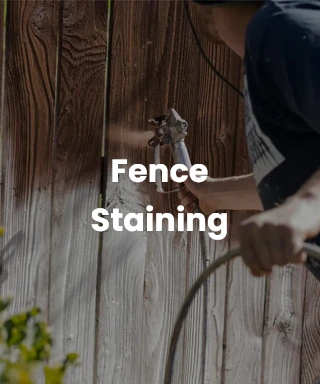 Professional fence staining service Charleston SC